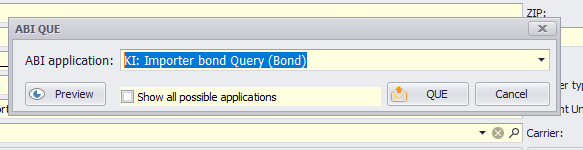 Importer Bond query (bond)